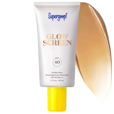 Supergoop! Glowscreen Sunscreen SPF 40 PA+++ with Hyaluronic Acid + Niacinamide