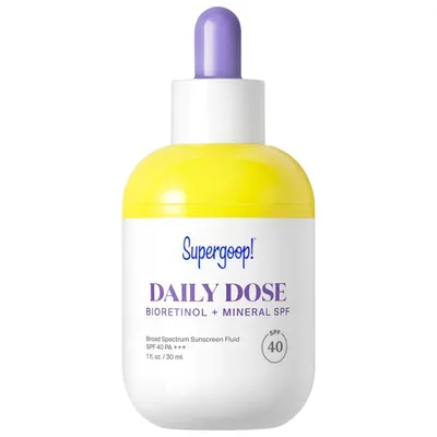 Supergoop! Daily Dose Bioretinol + Mineral SPF 40 with Bakuchiol