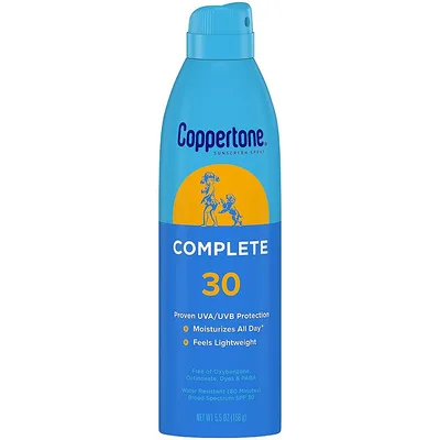 Coppertone Complete Sunscreen Spray SPF 30