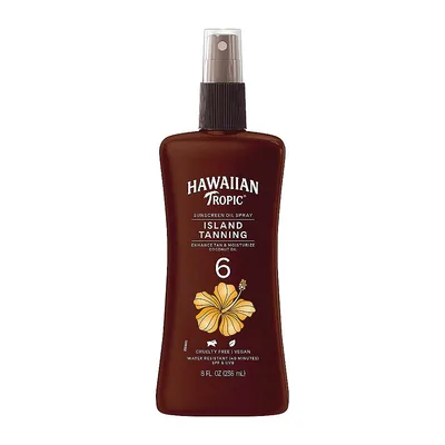 Hawaiian Tropic Dark Tanning Oil Spray Pump SPF 6