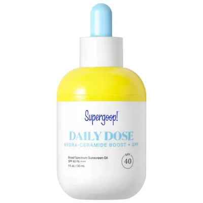 Supergoop! Daily Dose Hydra-Ceramide Boost + SPF 40 Sunscreen Oil PA+++