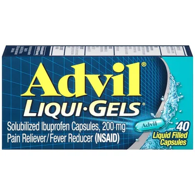 Advil Liqui-Gels Pain and Headache Reliever Ibuprofen