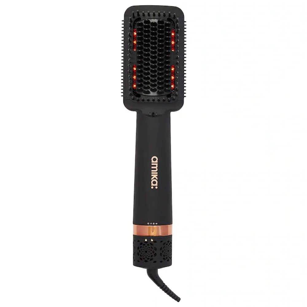 Amika Double Agent 2-in-1 Straightening Blow Dryer Brush
