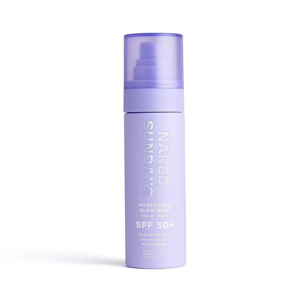 Naked Sundays Hydrating Glow Mist Top Up SPF50+