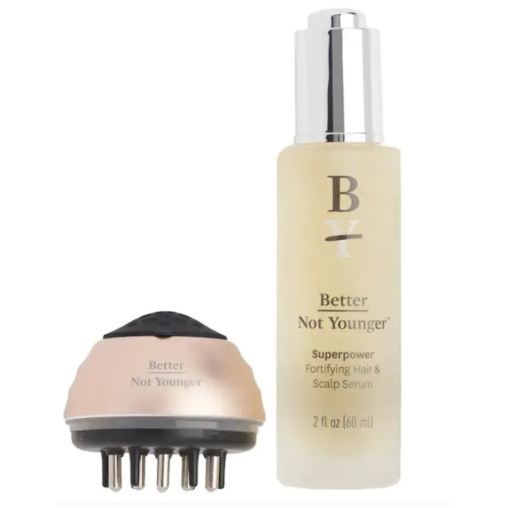 Better Not Younger Superpower Hair and Scalp Liquid Serum & Comb Set
