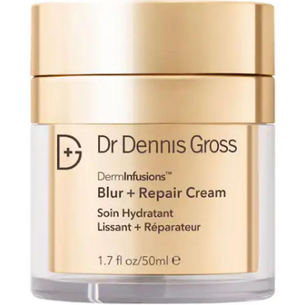 Dr. Dennis Gross Skincare DermInfusions™ Blur + Repair Cream with Hyaluronic Acid and Peptides