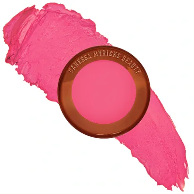Danessa Myricks Beauty Yummy Skin Blurring Balm Powder Flushed - Matte Color for Cheek & Lip