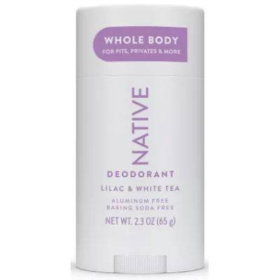 Native Whole Body Deodorant Stick - Lilac & White Tea - Aluminum Free