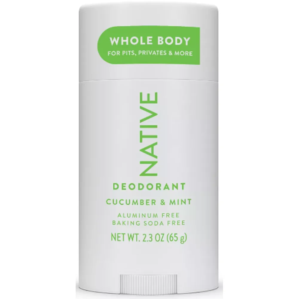 Native Whole Body Deodorant Stick - Cucumber & Mint - Aluminum Free