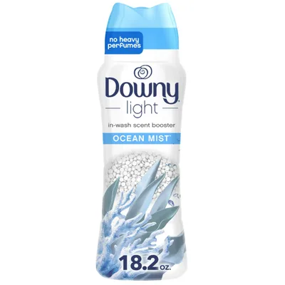 Downy Light Laundry Scent Booster Beads with No Heavy Perfumes, Ocean Mist Scent