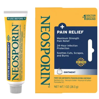 Neosporin Neosporin + Pain Relief Dual Action Topical Antibiotic Ointment