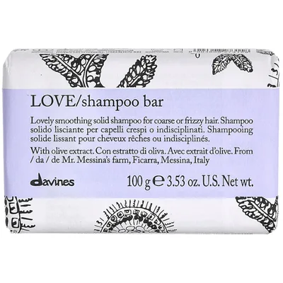 Davines LOVE Smoothing Shampoo Bar for Frizzy Hair