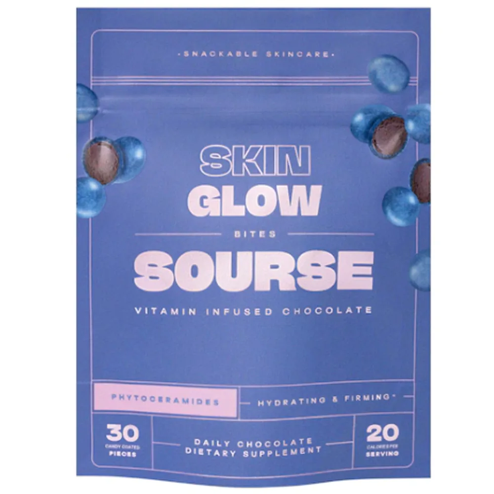 Sourse Skin Glow Bites- Vegan Ceramide-Infused Chocolate Supplements