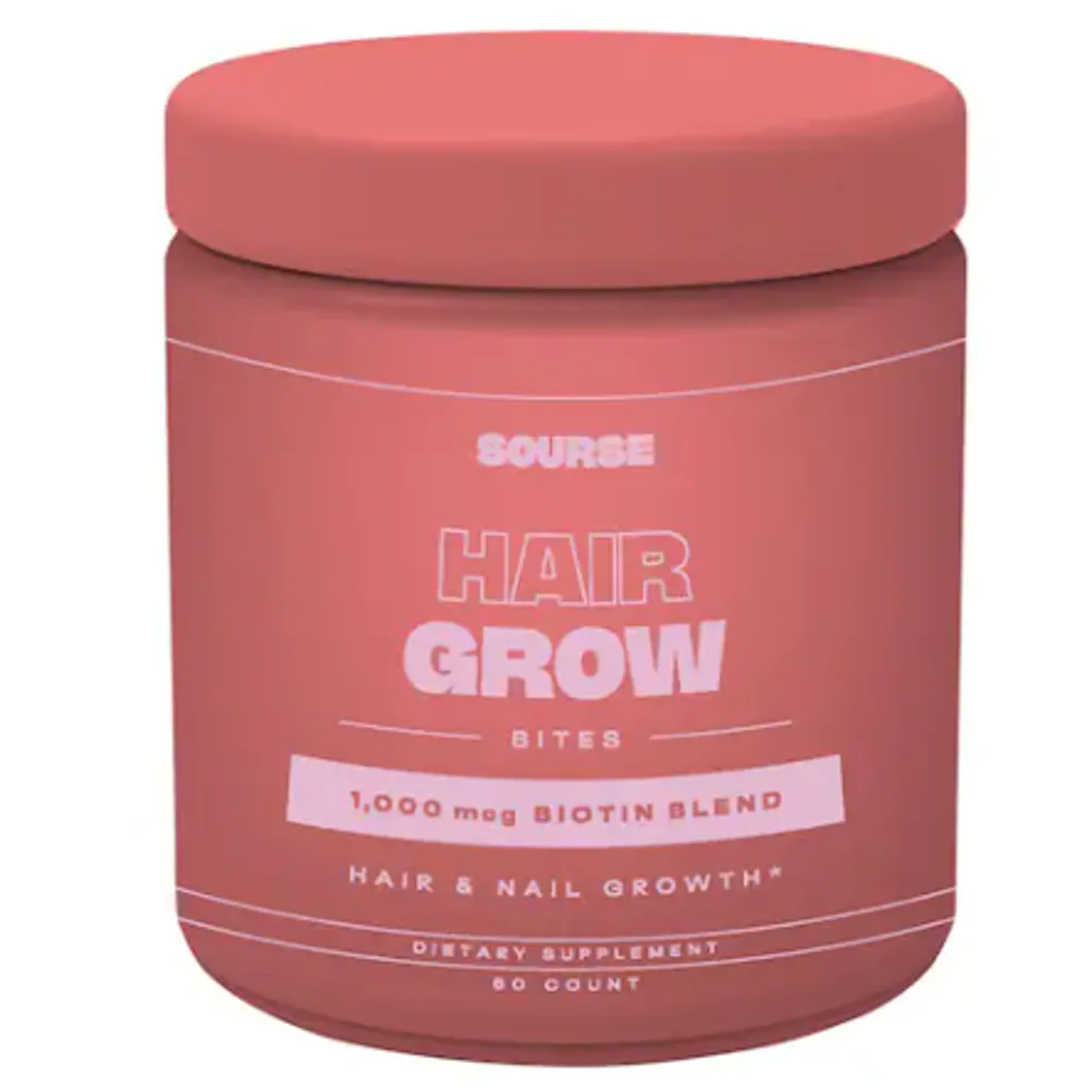 Sourse Hair & Nail Growth Bites - Vegan Biotin-Infused Chocolate Supplements