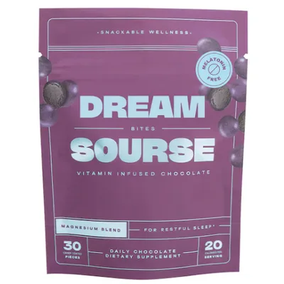 Sourse Dream Bites – Vegan Magnesium Infused Chocolate Supplements for Beauty Sleep