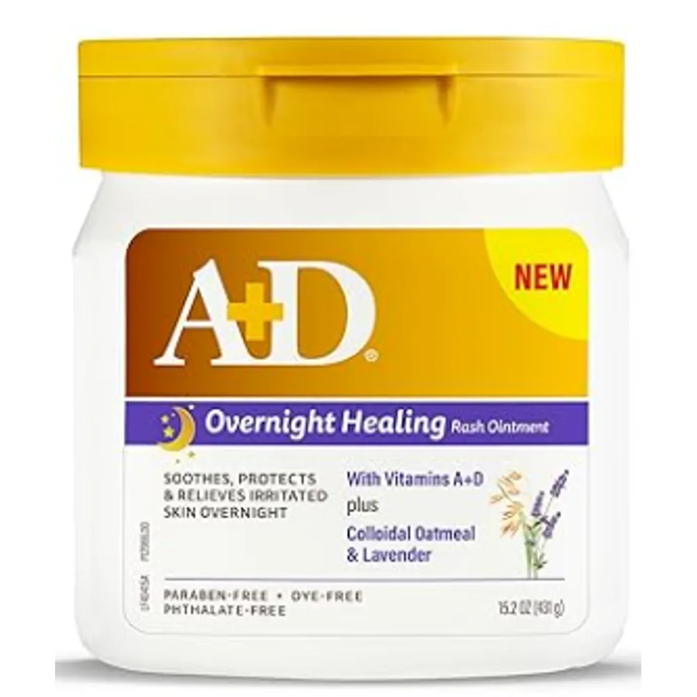 A+D Overnight Healing Diaper Rash Ointment