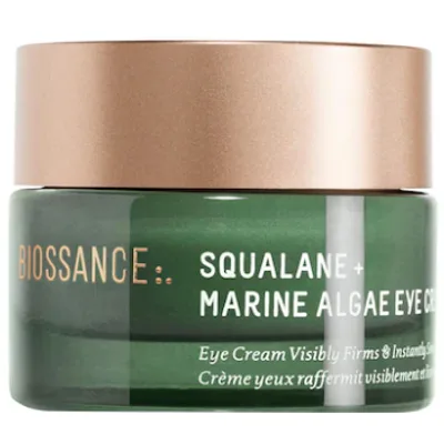 Biossance  Mini Squalane + Marine Algae Eye Cream for Fine Lines & Dark Circles