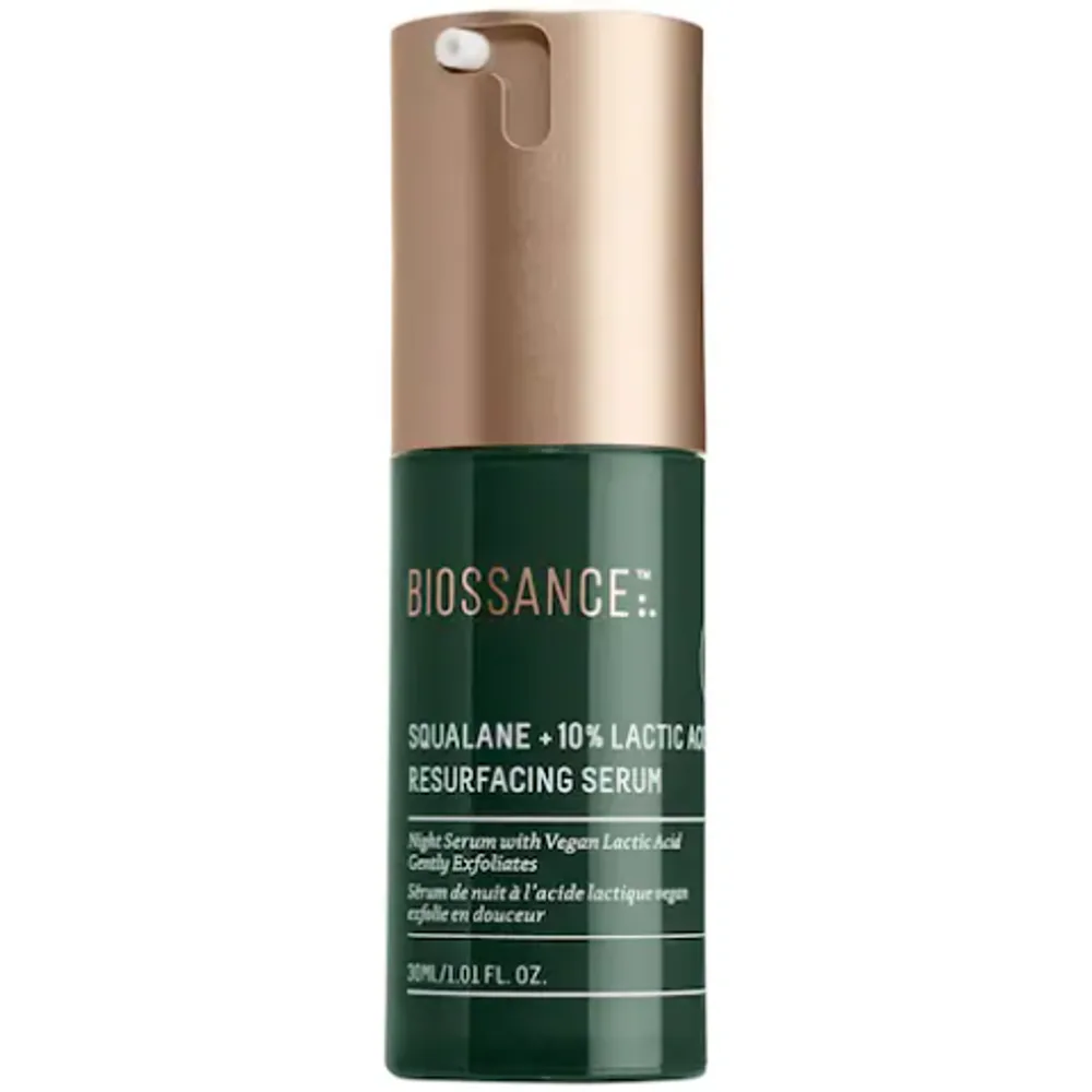 Biossance  Squalane + 10% Lactic Acid Resurfacing Serum