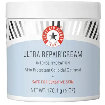 First Aid Beauty  Ultra Repair® Cream Intense Hydration – Face and Body Moisturizer for Skin Repair