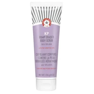 First Aid Beauty  KP Bump Eraser Body Scrub with 10% AHA – Body Exfoliant for Keratosis Pilaris