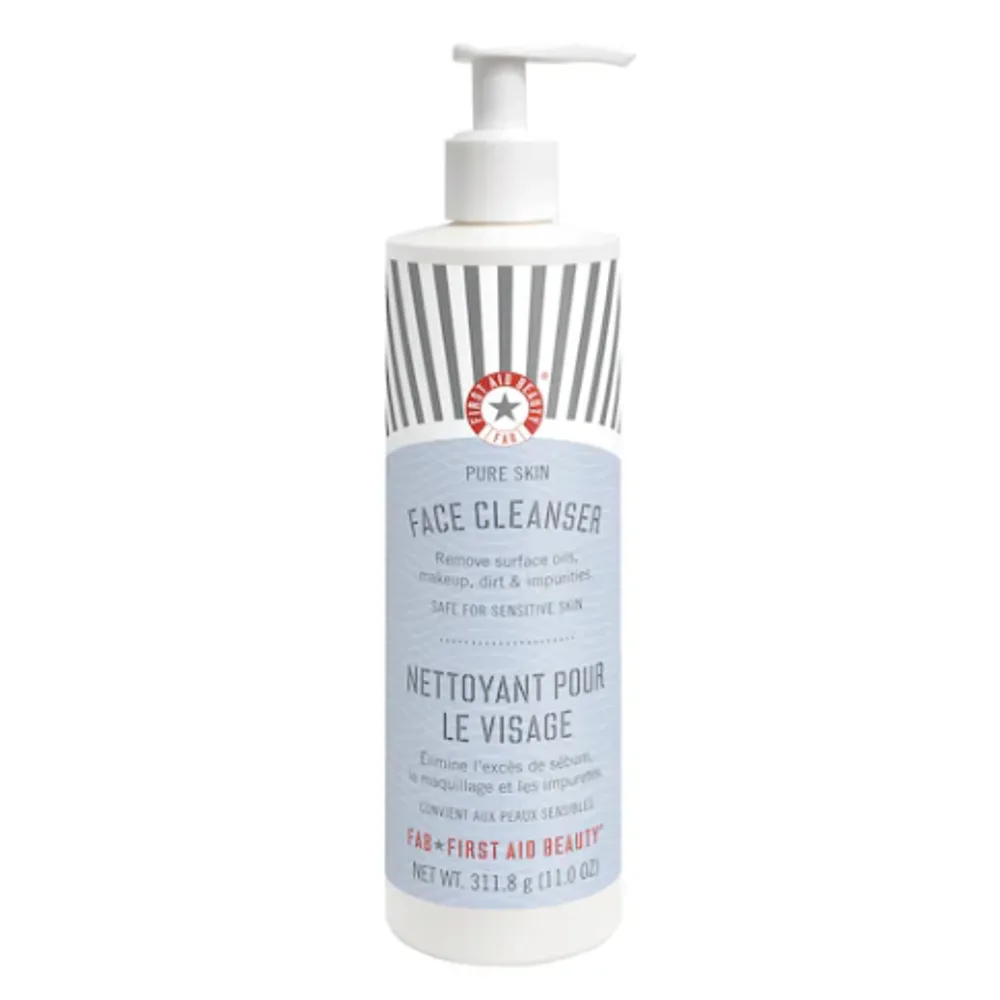 First Aid Beauty  Pure Skin Face Cleanser – Gentle Hydrating Cleanser