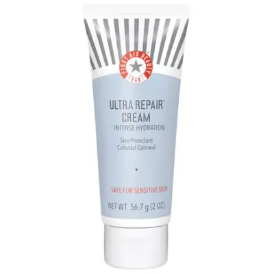 First Aid Beauty  Mini Ultra Repair® Cream Intense Hydration – Face and Body Moisturizer for Skin Repair