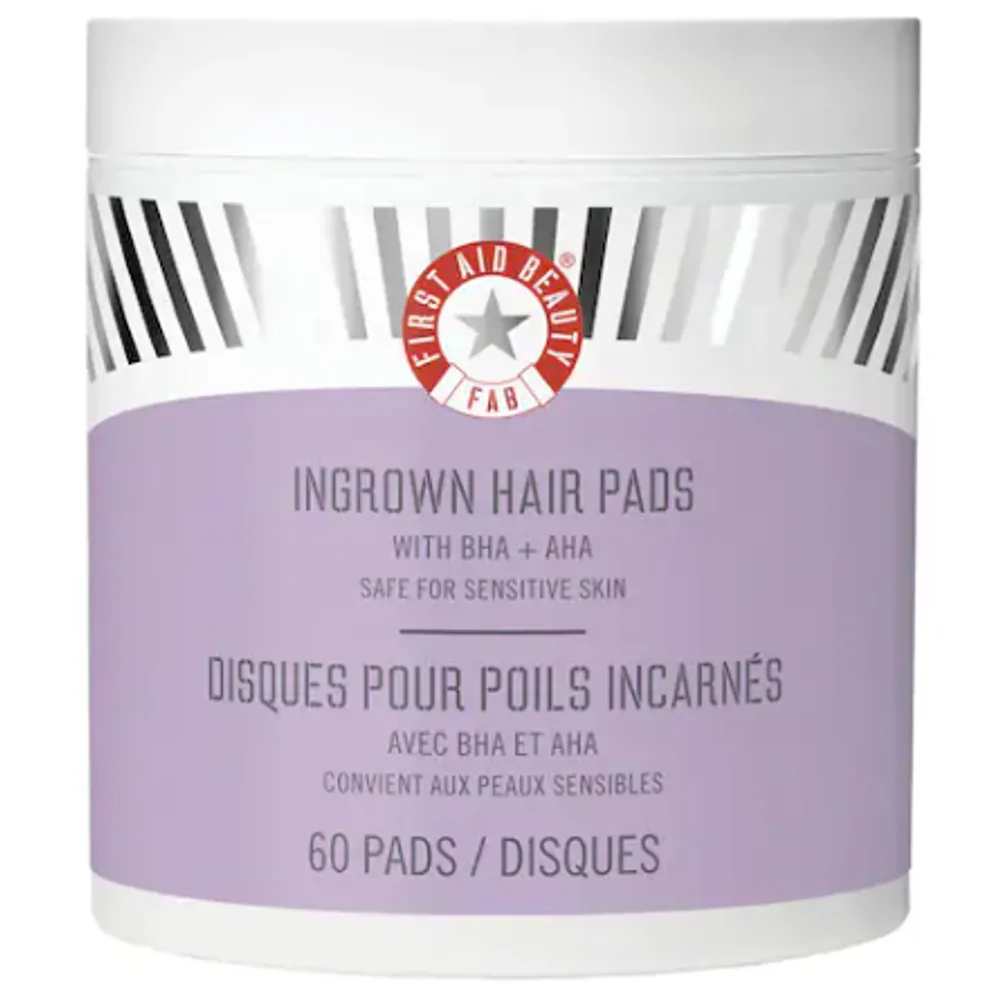 First Aid Beauty  Ingrown Hair Pads with BHA & AHA