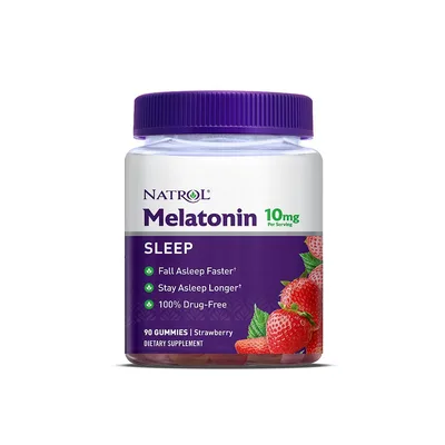 Natrol Strawberry Melatonin Gummies 10mg