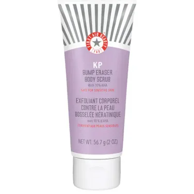 First Aid Beauty  Mini KP Bump Eraser Body Scrub with 10% AHA – Body Exfoliant for Keratosis Pilaris