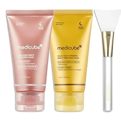 Medicube Viral Glass Glow Overnight Wrapping Mask Duo