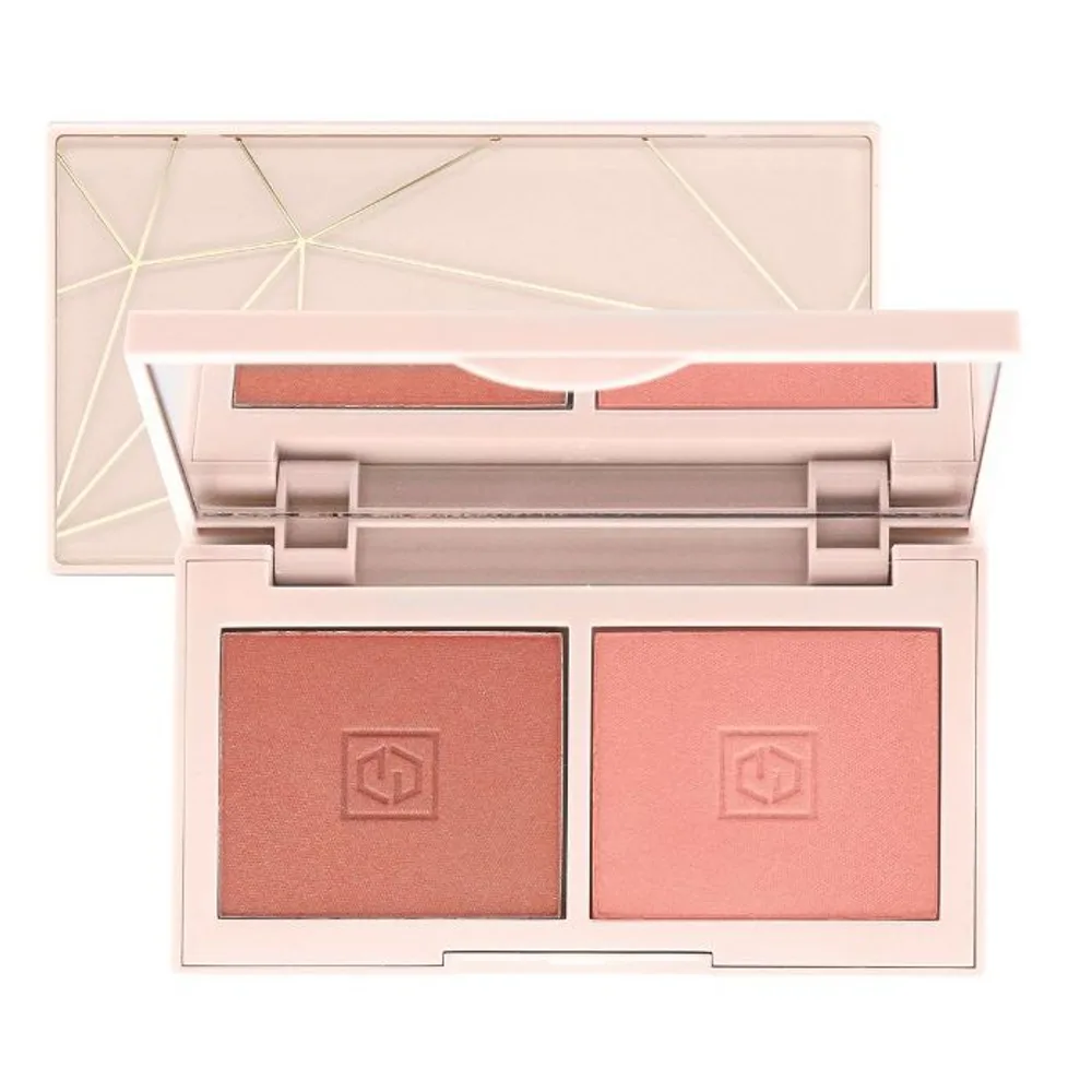 Jouer Cosmetics Rose Gold Blush Bouquet Dual Blush Palette Mini