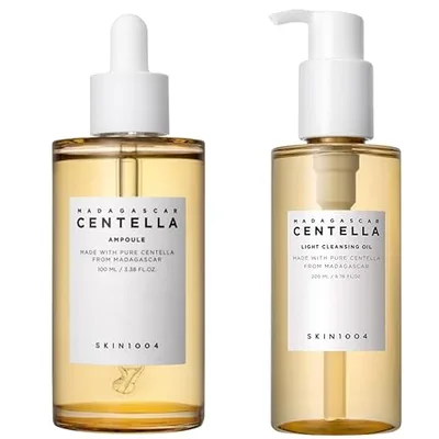 SKIN1004 Madagascar Centella Ampoule  and Light Cleansing Oil