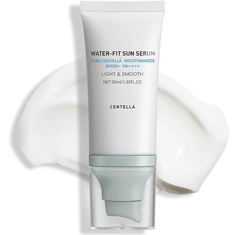 SKIN1004 Centella Sunscreen SPF 50 PA++++, Hyalu Cica Water-Fit Sun Serum