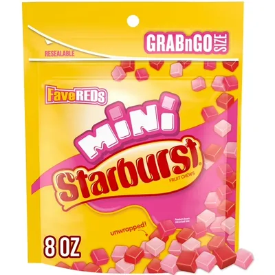 Starburst Favereds Minis Fruit Chewy Candy Grab N Go