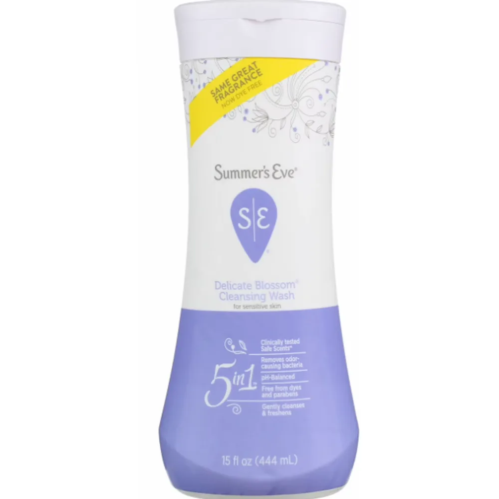 Summer's Eve Sensitive Skin Cleansing Wash, Delicate Blossom