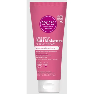 eos Shea Better Travel Shave Cream - Pomegranate Raspberry