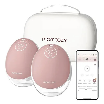 Momcozy M9 Wearable Pump: App-Enabled, Multi-Modes & 15 Levels Personalized Pumping for The Modern Mom