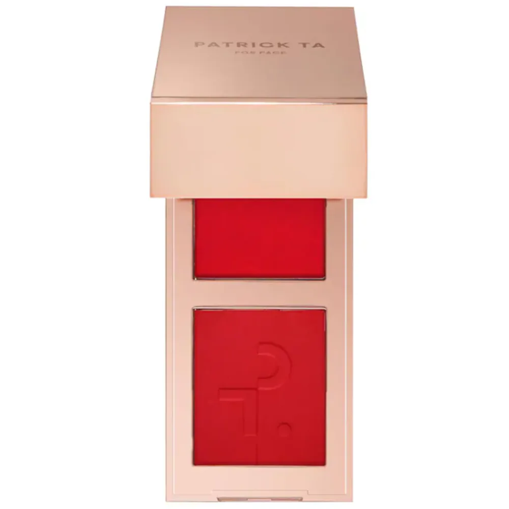 PATRICK TA Major Headlines Double-Take Crème & Powder Blush Duo Mini Size
