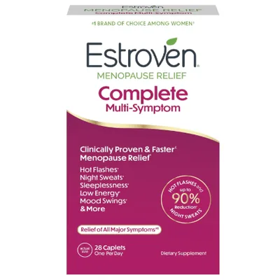 Estroven Complete Multi-Symptom Menopause Supplement for Women