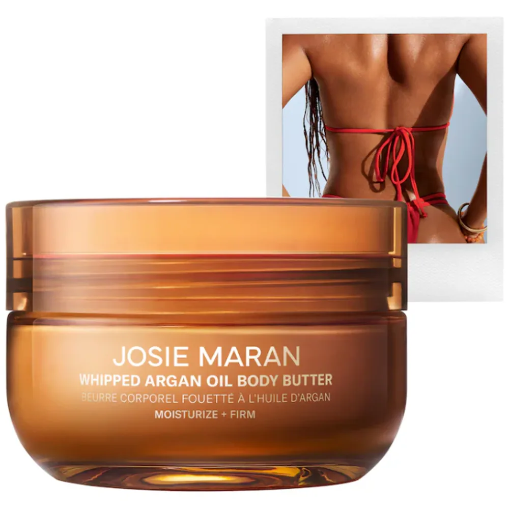Josie Maran Golden Hour (Amber, White Musk) - Whipped Argan Oil Refillable Firming Body Butter
