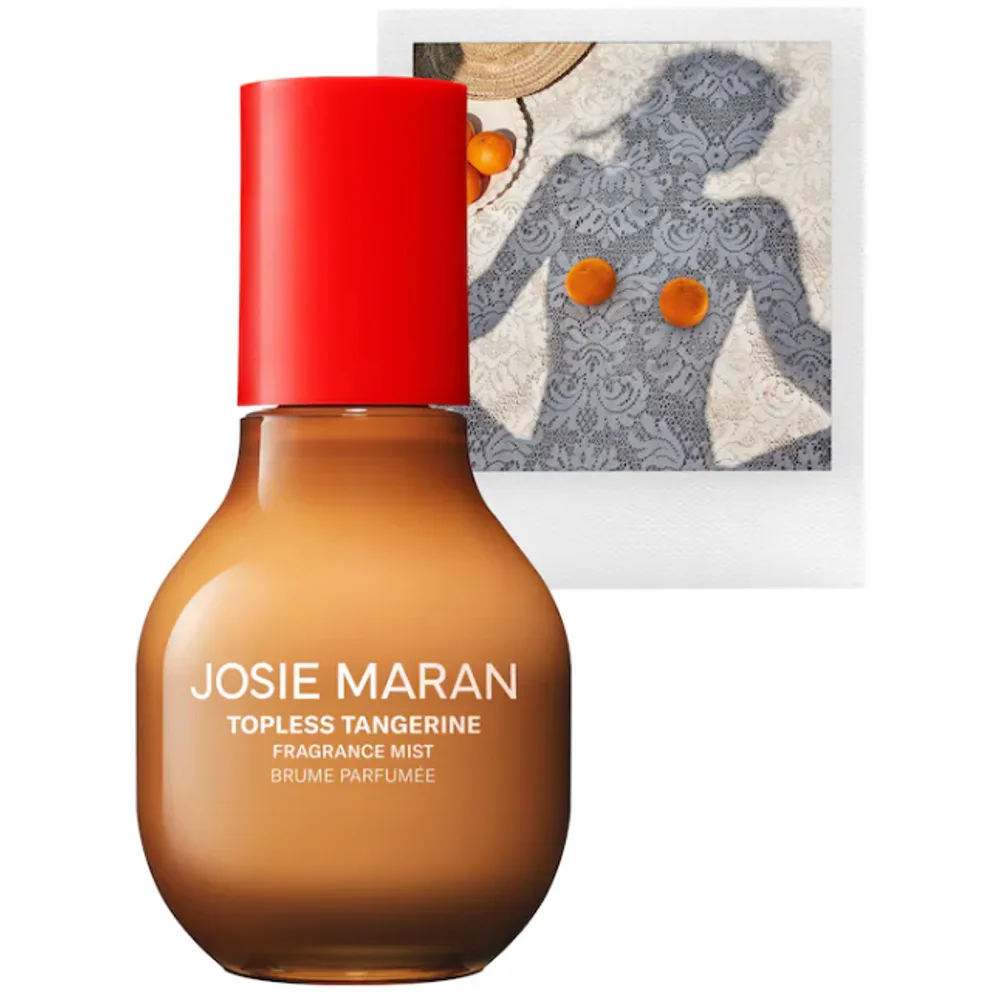 Josie Maran Topless Tangerine - Body + Hair Fragrance Mist with 100% Natural Scents