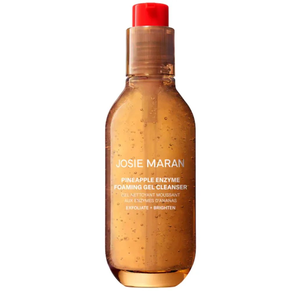 Josie Maran Pineapple Enzyme Exfoliating + Brightening Foaming Gel Cleanser with AHAs