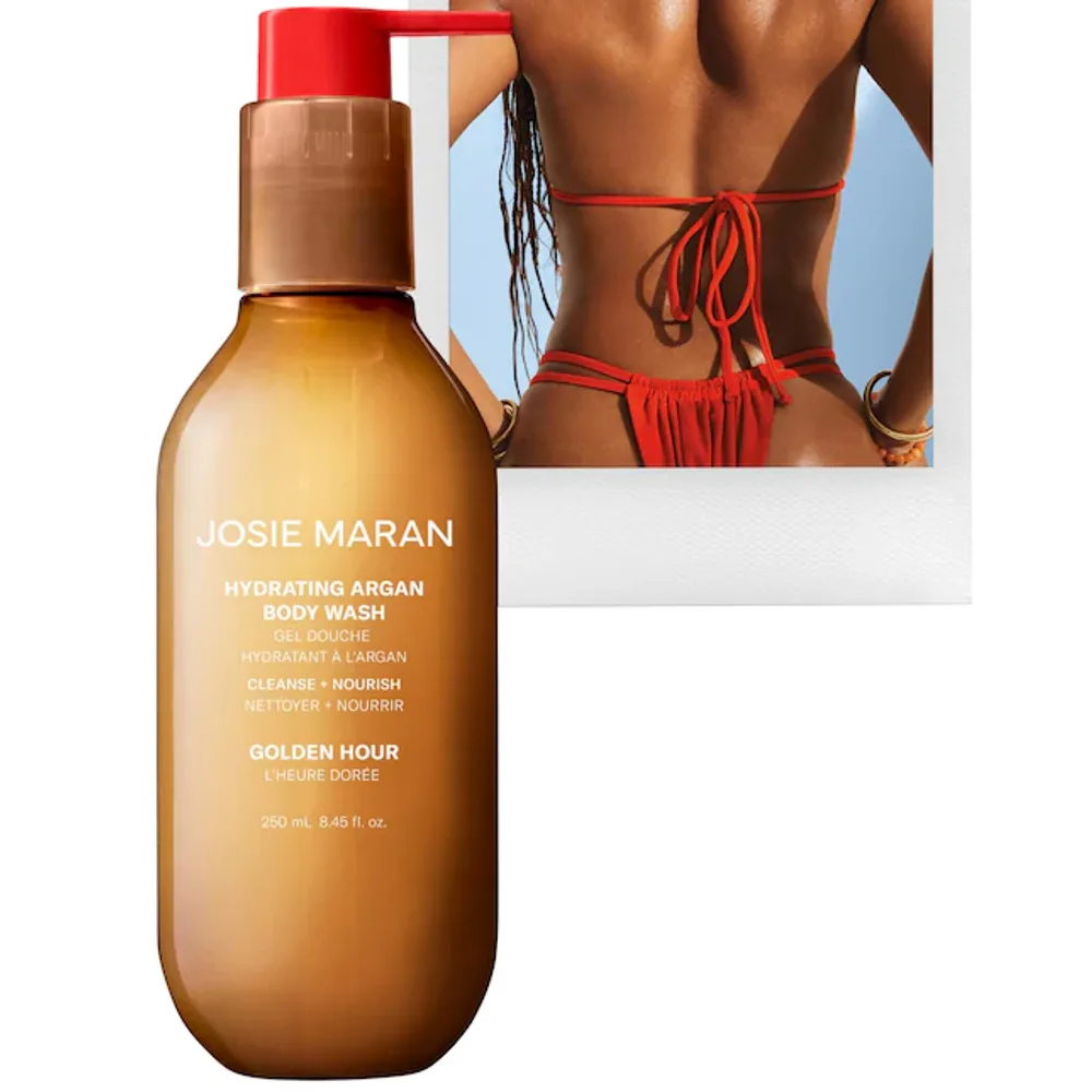 Josie Maran Golden Hour - Hydrating + Cleansing Argan Refillable Body Wash