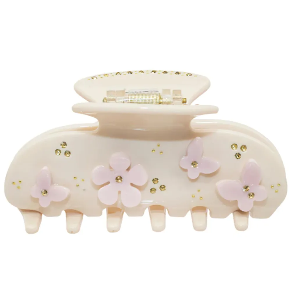 Emi Jay Sweetheart Hair Claw Clip in Pink Angel Food