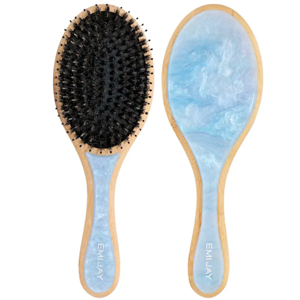 Emi Jay Flat Hair Brush in Blue Sugar