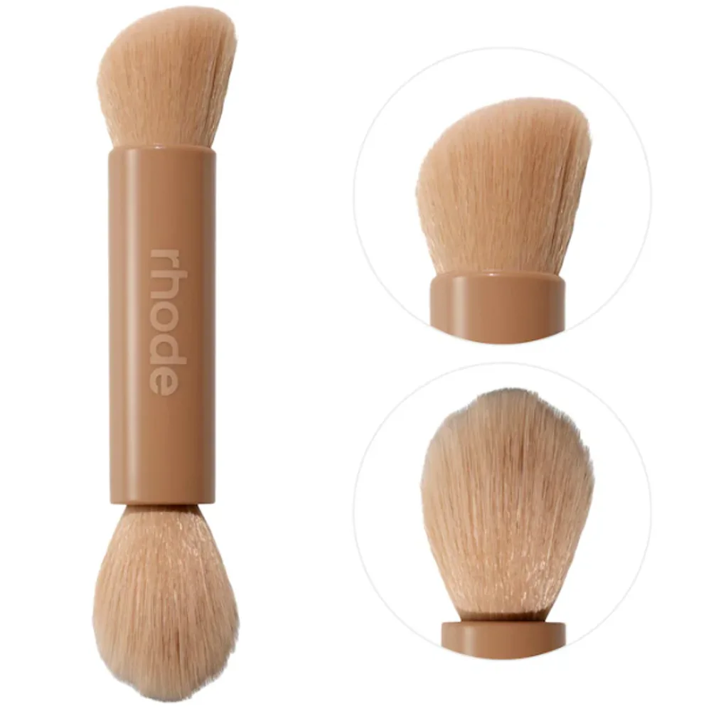 rhode Pocket Brush Double-Ended Makeup Brush
