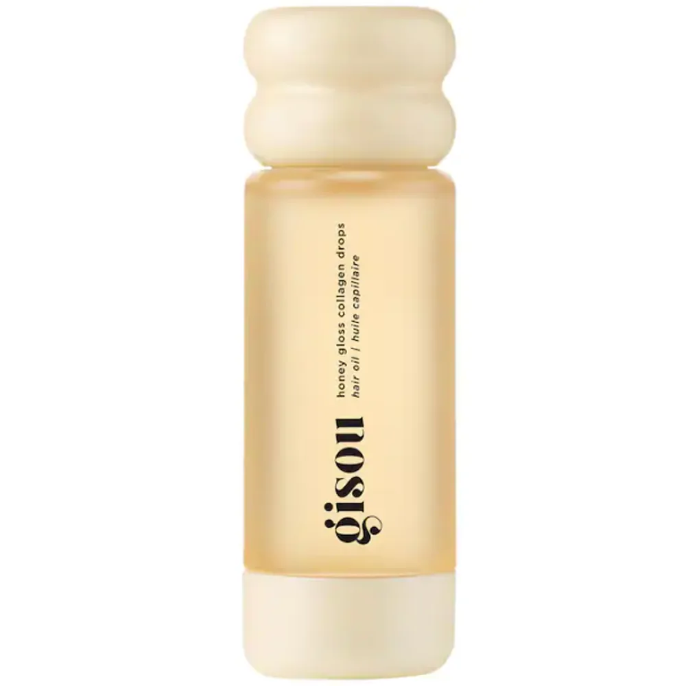 Gisou Honey Gloss Collagen Drops Hair Oil for Fine to Medium Hair
