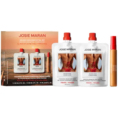 JOSIE MARAN Golden Hour Mini Bodycare Ritual Gift Set for Hydration