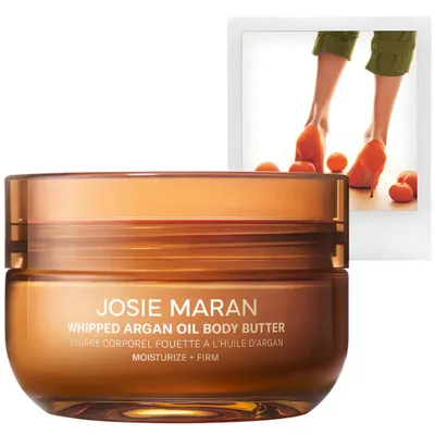 JOSIE MARAN Sweet Citrus - Whipped Argan Oil Refillable Firming Body Butter Jar