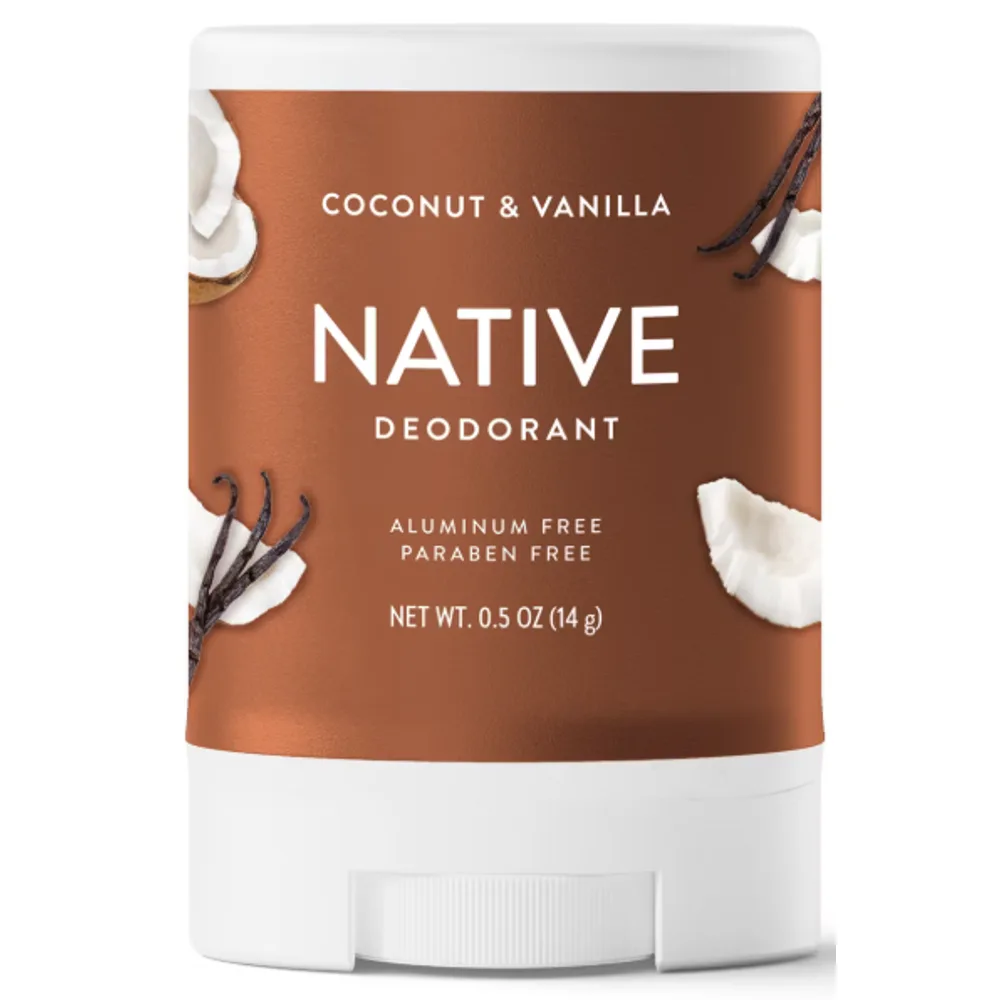 Native Aluminum Free Travel Size Mini Deodorant - Coconut & Vanilla